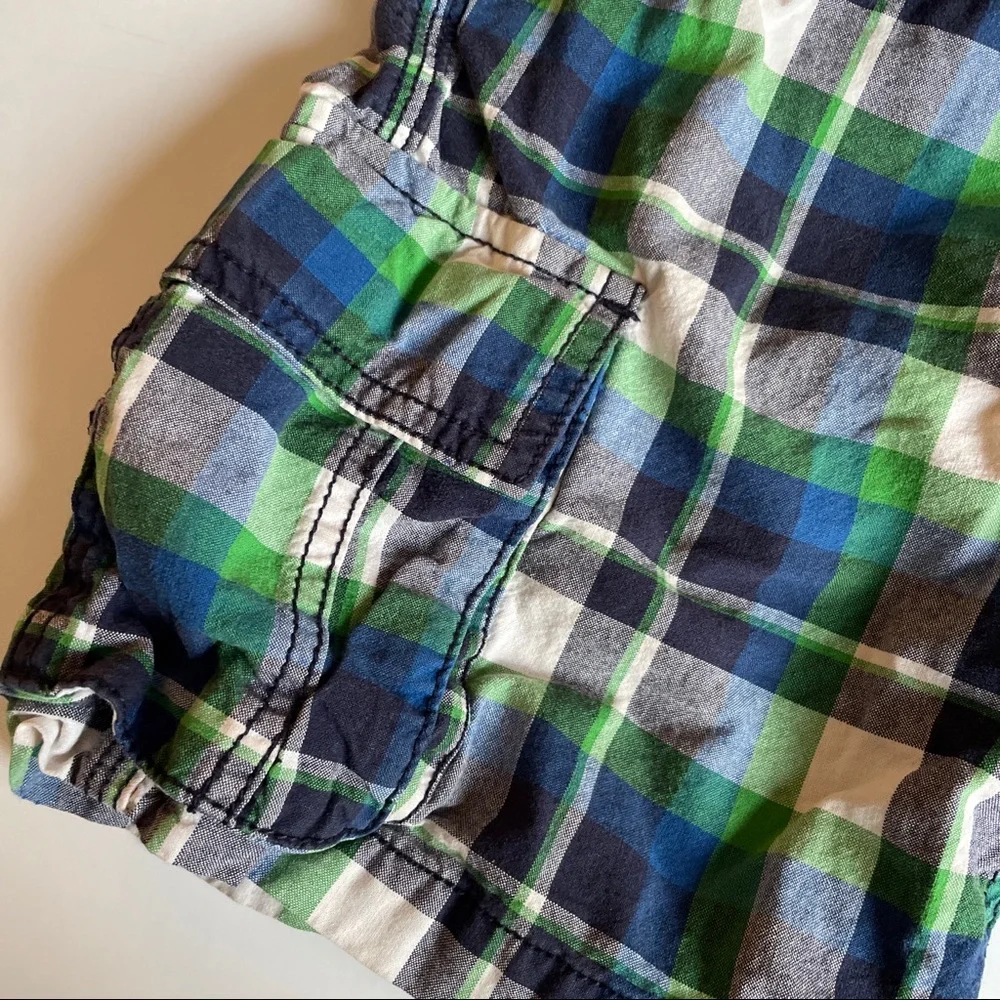 Gymboree Plaid Cargo Shorts